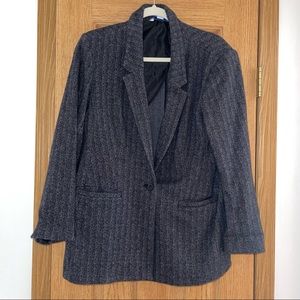 Old Navy Herringbone Boyfriend Blazer
